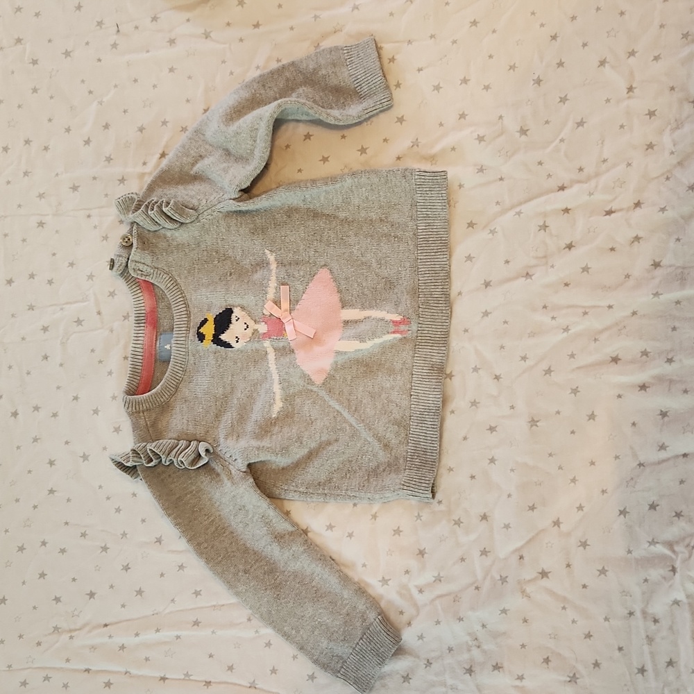Ballerina flutter sweater